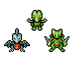 Treecko, Grovyle & Sceptile