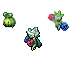 Budew, Roselia & Roserade