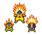 Cyndaquil, Quilava & Typhlosion