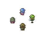 Blue Imp, Green Imp, Mud Imp & Stone Imp