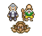 Master Roshi, Jackie Chun and Turtle