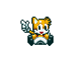 Tails (Sonic Drift, Super Mario Kart-Style)