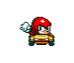 Knuckles (Sonic Drift, Super Mario Kart-Style)