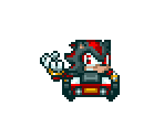 Shadow (Sonic Drift, Super Mario Kart-Style)