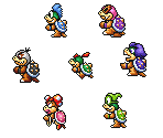 Bowser Jr. & Koopalings (Super Mario Bros. 3 SNES-Style)