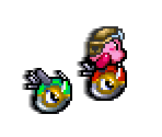 Wheelie Bike & Wheelie Rider Kirby (Kirby Advance-Style)