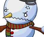 Snowman Angry