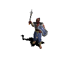 Monk in Medium Armor with Mace & Shield