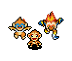 Chimchar, Monferno & Infernape