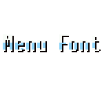 Menu Font 1