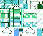 Snowy Tileset (Super Mario Bros. 1 NES-Style)