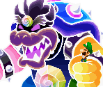 Dreamy Bowser Holding Luigi