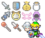 Items (Hyrule Warriors, Minish Cap-Style)