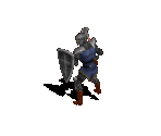 Warrior in Medium Armor with Mace & Shield
