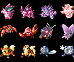 Generation I TCG Sprites