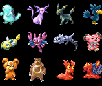 Generation II TCG Sprites