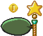 Star Rod, Coin, & Leaf