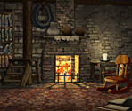 Grandma's Fireplace
