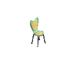 Wool Fiberglass Chromalume Chair