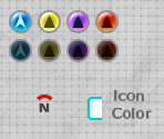 Map Navigation Icons