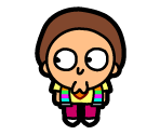 #030 Rainbow Shirt Morty