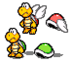 Koopa Troopa & Paratroopa (Mario & Luigi: Superstar Saga-Style)