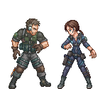 Chris Redfield and Jill Valentine