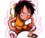 #0004 - Monkey D. Luffy - Gear 2