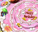 Peach's Birthday Cake