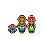 Luigi (Small, Super, Fire)