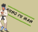 Kung Fu Man Motif