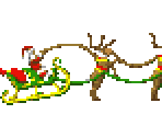 Santa Claus (Sleigh & Reindeer)