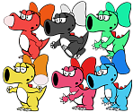 Birdo (Paper Mario-Style)