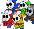 Slurp Guys (Paper Mario-Style)