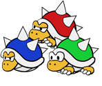 Spiny (Paper Mario-Style)