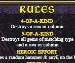 Rules Screens