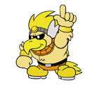 Rawk Hawk (Paper Mario-Style)