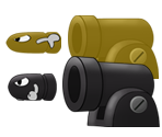 Bullet Bill & Bill Blaster (Paper Mario-Style)