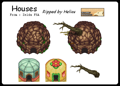 The Legend of Zelda: Four Swords Adventures - Houses