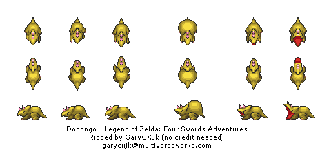 The Legend of Zelda: Four Swords Adventures - Dodongo