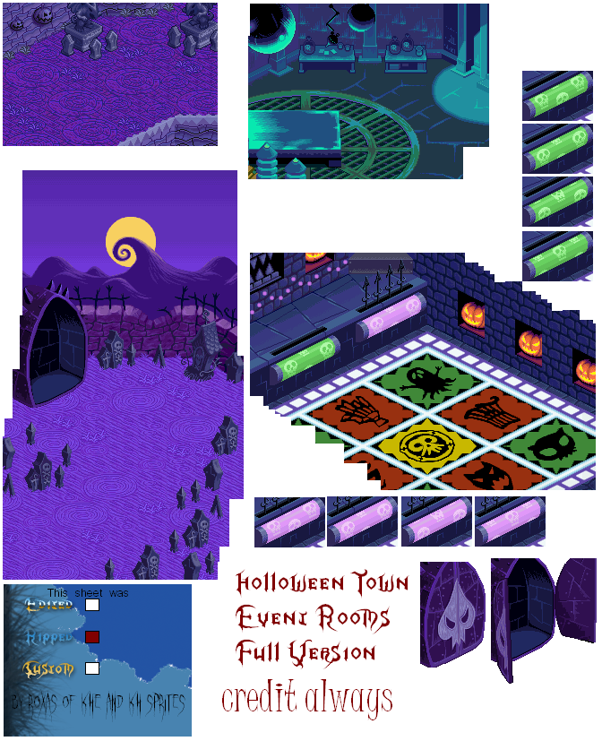 Halloween Town Event Rooms