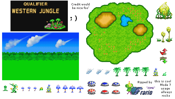 Klonoa 2: Dream Champ Tournament - Western Jungle Map