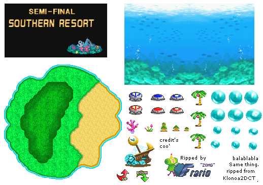 Klonoa 2: Dream Champ Tournament - Southern Resort Map