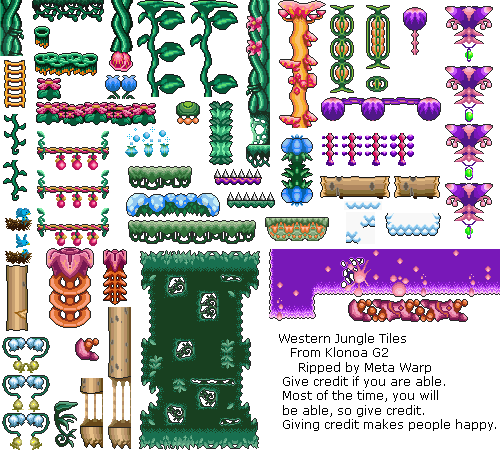 Western Jungle Tiles and Objects