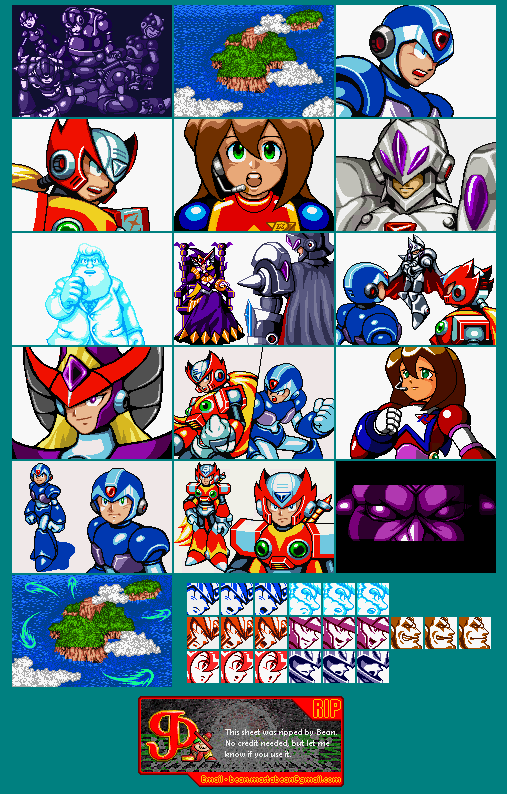 Mega Man Xtreme 2 - Mugshots