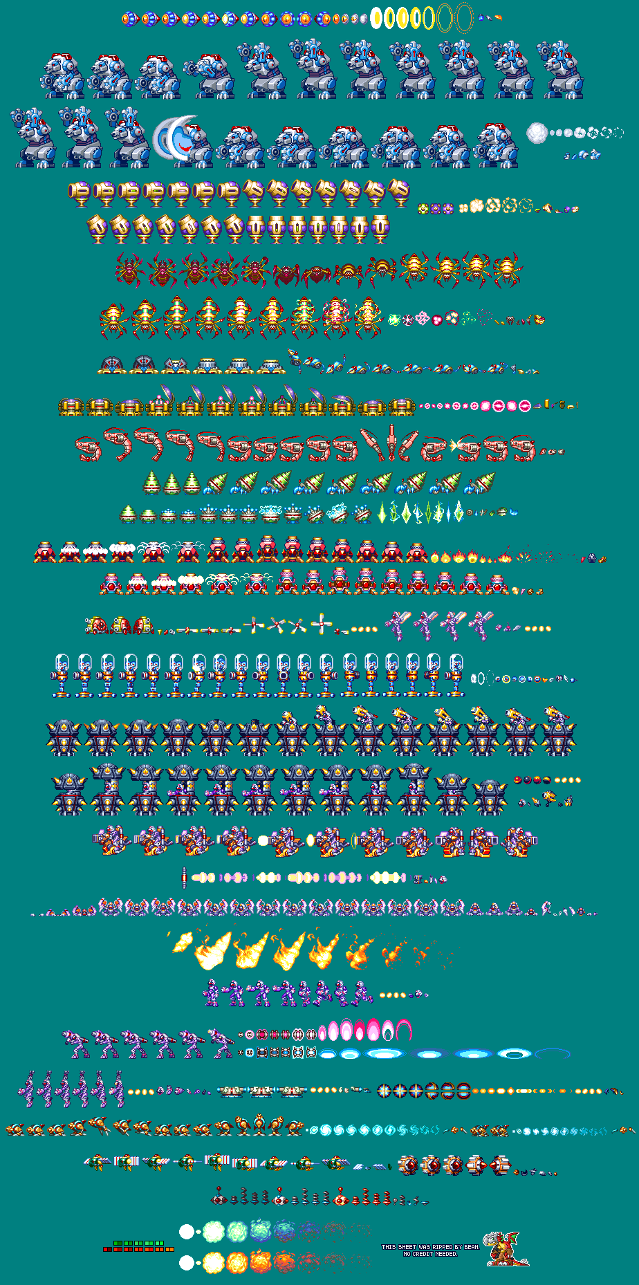 Mega Man ZX - Enemies (1 of 2)