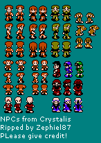 Crystalis / God Slayer - NPCs
