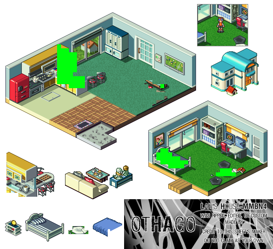 Mega Man Battle Network 4 - Lan's House