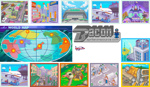 Mega Man Battle Network 4 - Map Icons