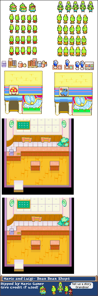 Mario & Luigi: Superstar Saga - Beanbean Castle Town Shop (Interior)
